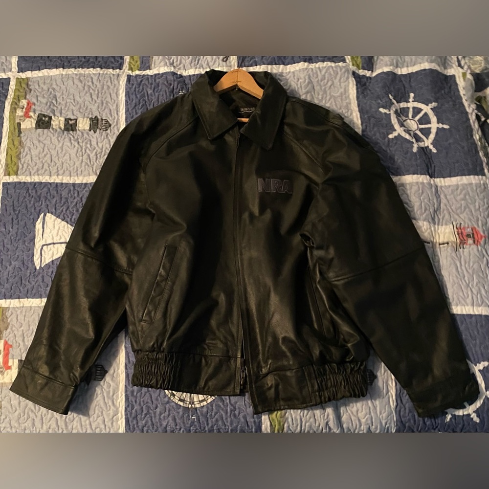 NRA Leather jacket men’s size XL